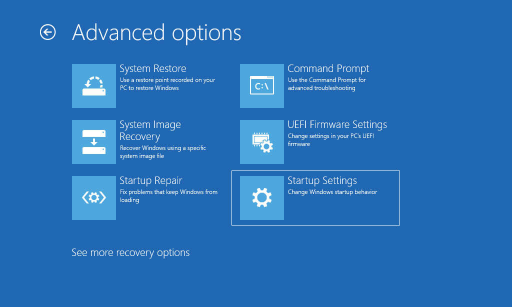 Windows safe mode screenshot